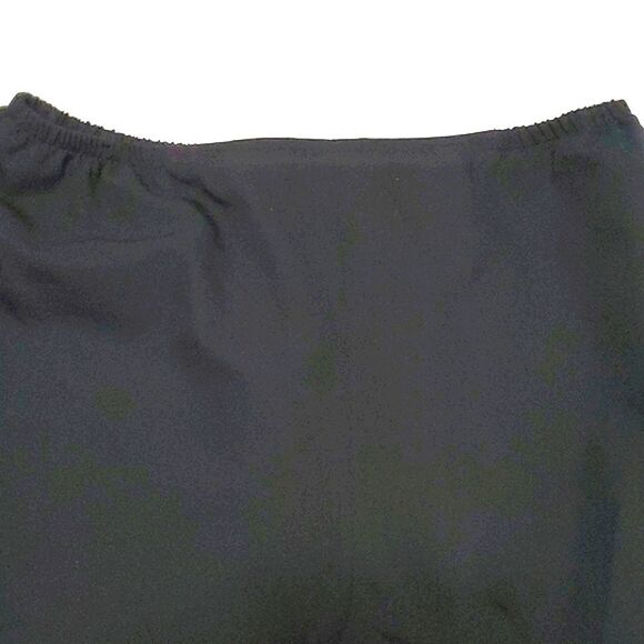 Caroline Rose Black Straight Leg Minimalist Classic Pull On Pants - Picture 3 of 9